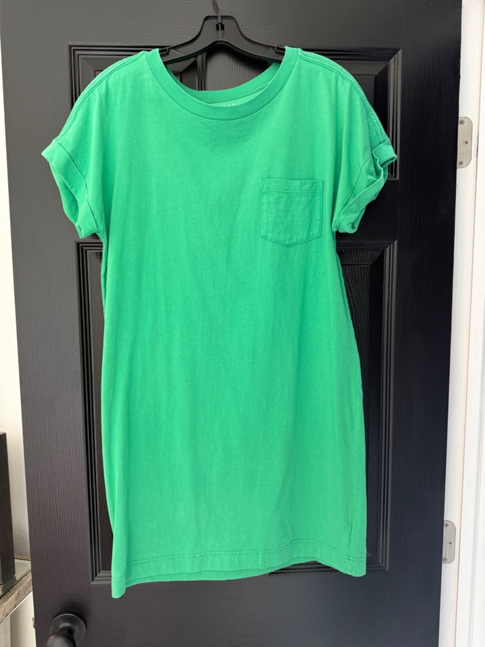 Gap Green Pocket T-Shirt Dress
